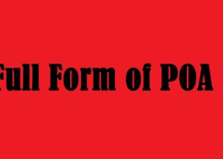 Full Form of POA